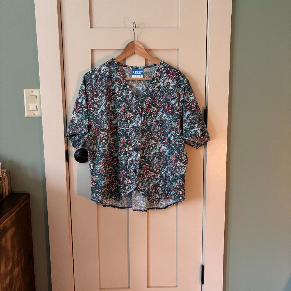 Vintage Crest Blouse